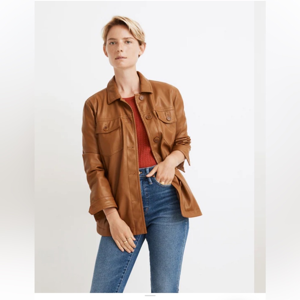 Madewell Vegan Leather Chore Jacket